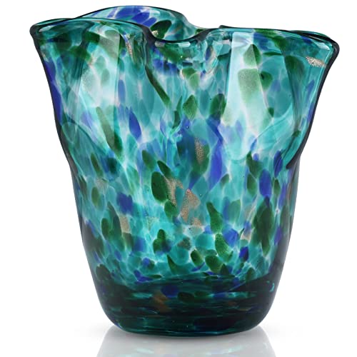 Blown Glass Vase, Modern Glass Art Vase
