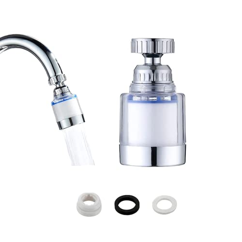 Blue 360-Degree Rotating Faucet Filter Water Purifier