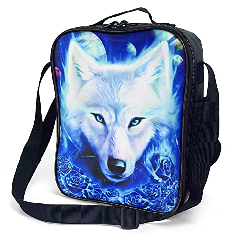 Blue Cool Galaxy Lunch Box Bag for Kids