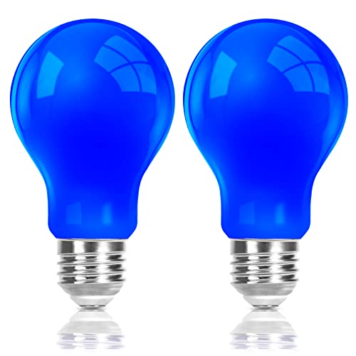 Blue LED Light Bulb - A19 Colored LED Light Bulb 7W