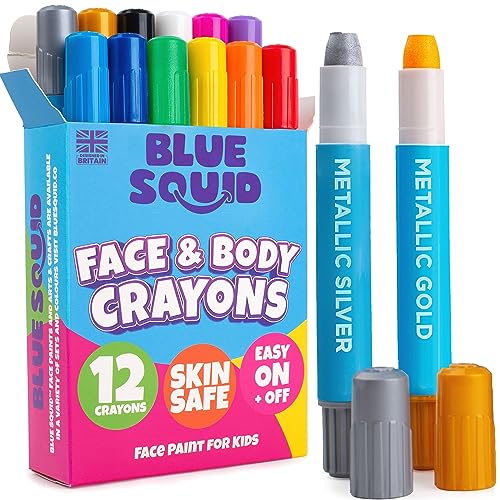 Blue Squid Face Painting Kit