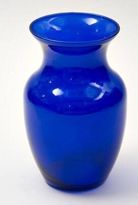 Blue Tinted Rose Vase - Decorative Flower Vase