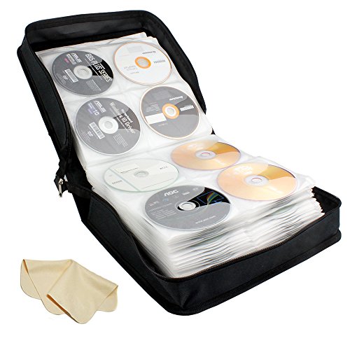 BlueCube 288 Capacity CD DVD Wallet Storage Bag