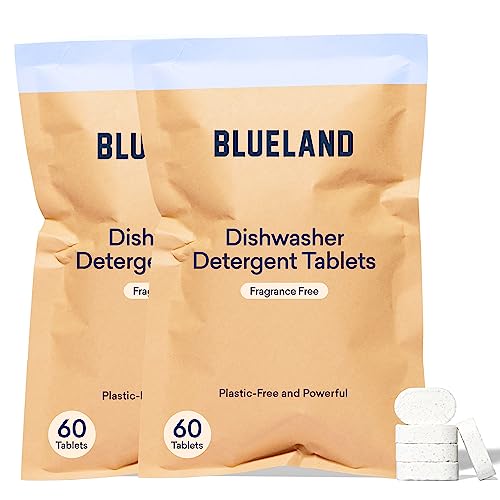 BLUELAND Dishwasher Detergent Refill Tablets - Natural & Sustainable
