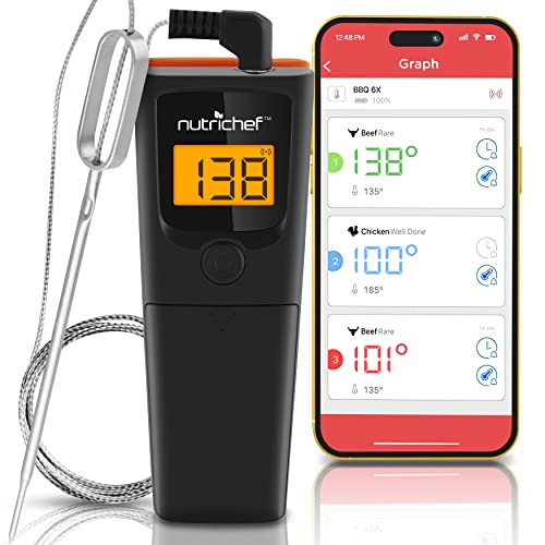 Bluetooth Grill BBQ Meat Thermometer