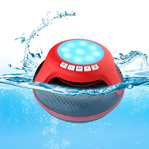 Bluetooth Speaker with Waterproof Design and Colorful LED Lights