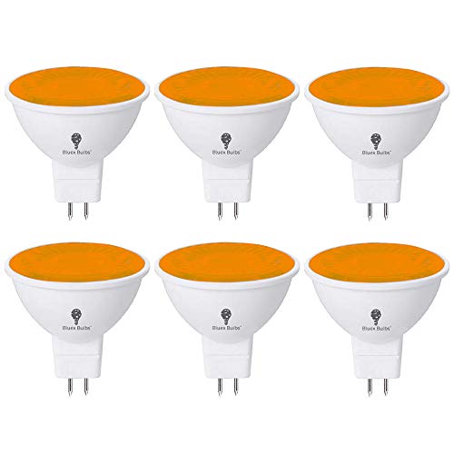 BlueX LED MR16 Orange Light Bulbs