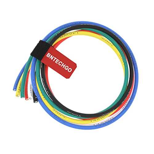 Fermerry 30 AWG Silicone Wire Kit Spool 25ft Each 6 Colors