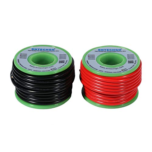 BNTECHGO 18 Gauge PVC Solid Electric Wire