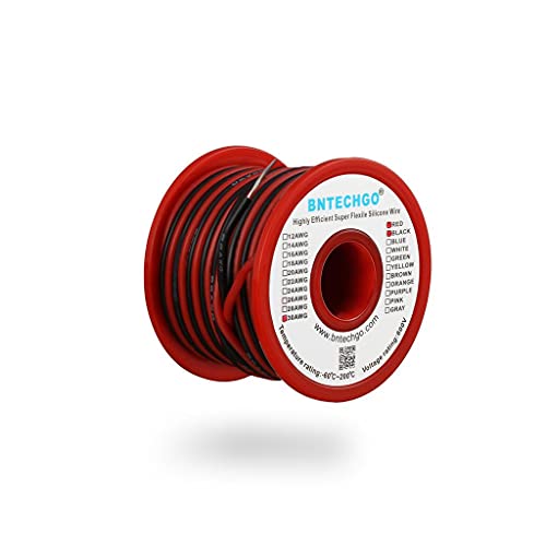 BNTECHGO 30 Gauge Silicone Wire Spool