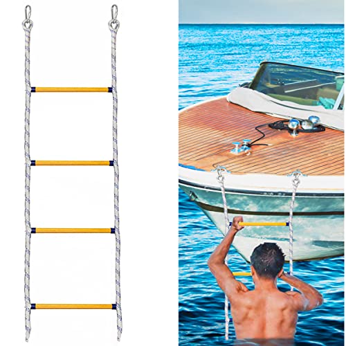 Boat Rope Ladder - Load Capacity 400 lbs (4 Step)