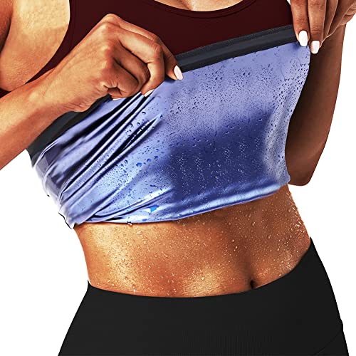 BODYSUNER Women Waist Trainer Trimmer Sweat Belt