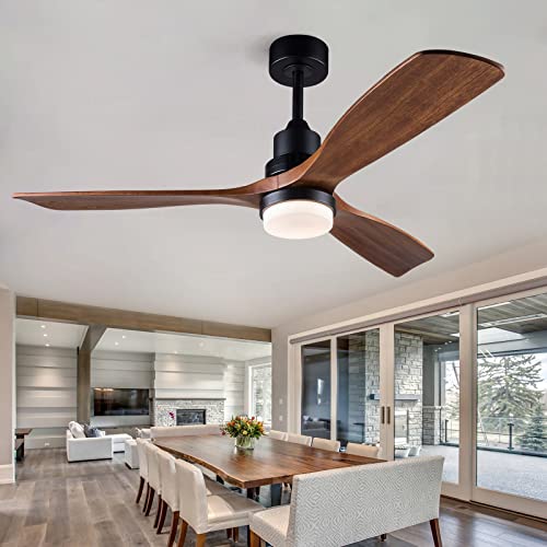 BOJUE 52” Ceiling Fan with Lights Remote Control