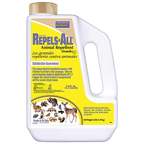 Bonide Repels-All Animal Repellent Granules, Ready-to-Use 3 Lbs
