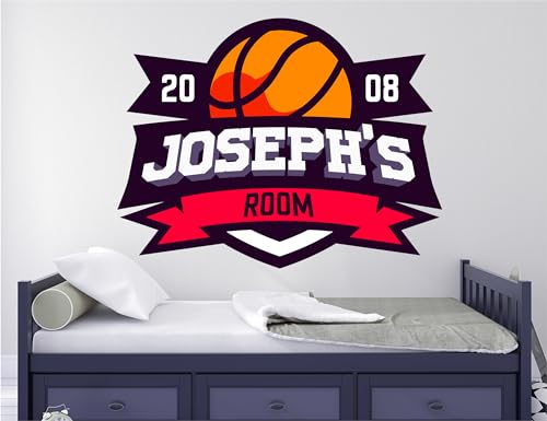 Boost Your Room's Aesthetics with Our Basketball Stickers