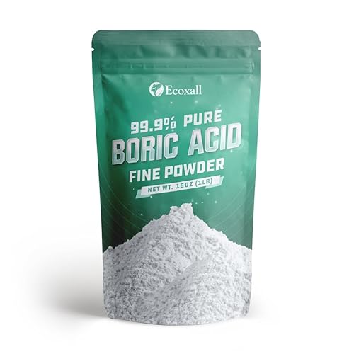 Boric Acid Fine Powder - 99.9% Pure - 1 Pound