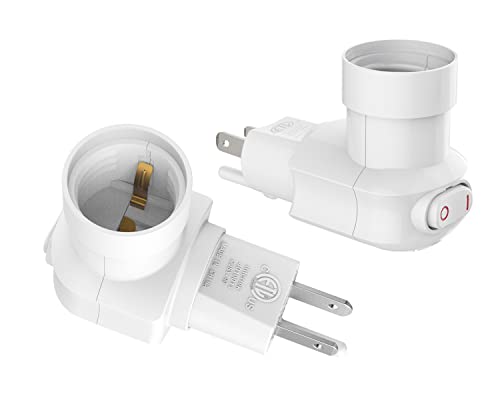 Borju Outlet to Socket Adapter with Rotatable Plug
