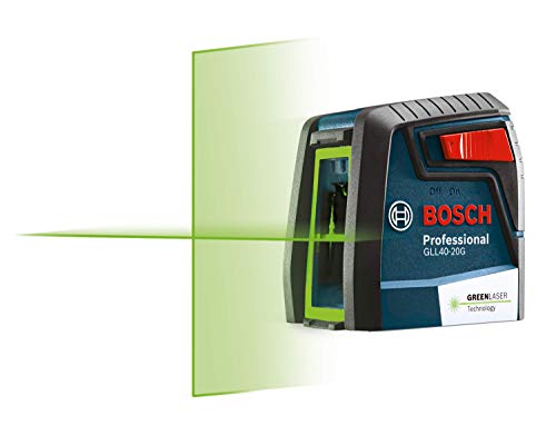Bosch 40ft Green-Beam Self-Leveling Cross-Line Laser