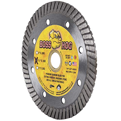 Boss Hog 4 1/2 Inch Turbo Premium Diamond Blade