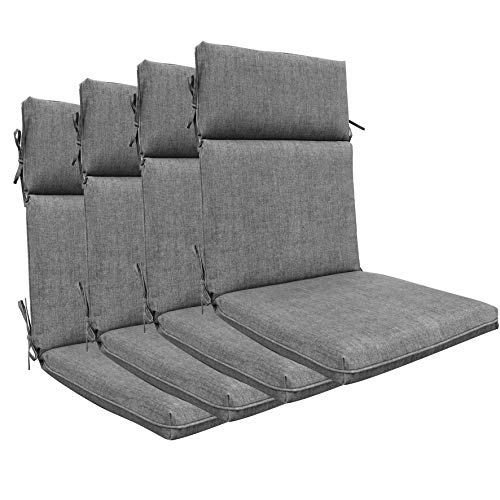 BOSSIMA High Back Chair Cushions Set of 4