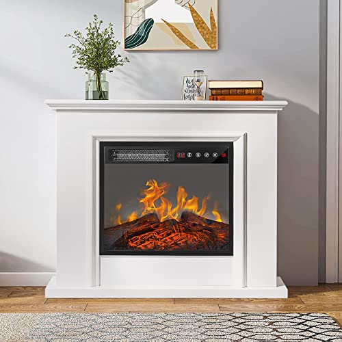 BOSSIN 32" Electric Fireplace Mantel