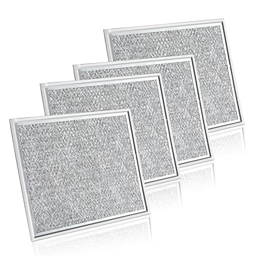 BOTNA Aluminum Microwave Grease Filter Replacement (4 Pack)