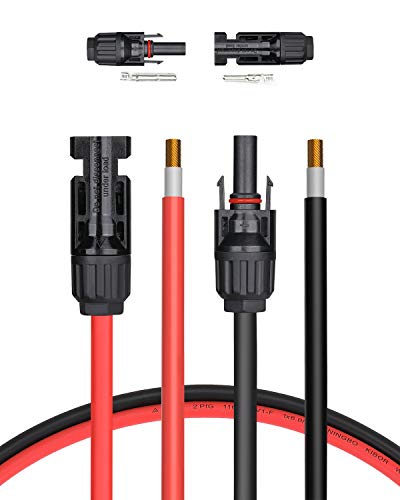 BougeRV 20FT 10AWG Solar Extension Cable with Connectors