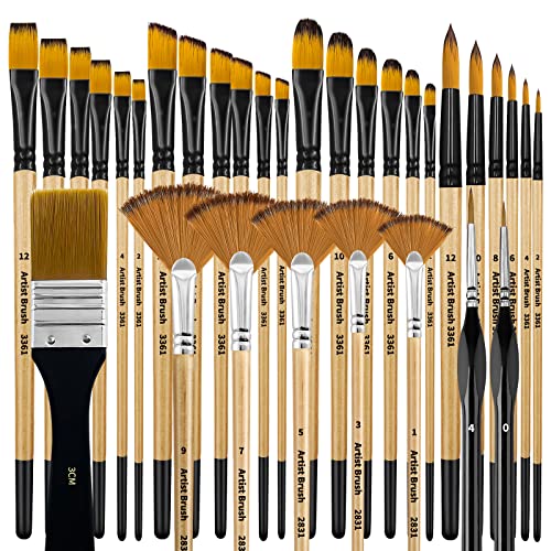 Bougimal 32-Piece Paint Brush Set