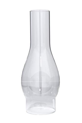 B&P Lamp Clear Glass Oil Lamp Chimney
