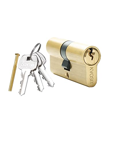 Brass Lock Cylinder with 3 Keys