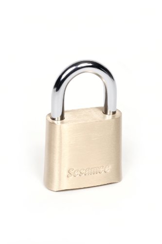Brass Sesamee K436 Padlock with 1-Inch Shackle Clearance