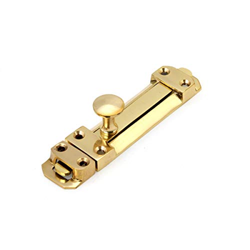 Brass Slide Bolt Latch with Mounting Hardware