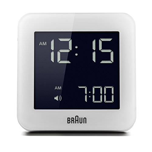 Braun BNC009WH Digital Quartz Alarm Clock