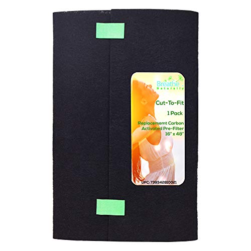 Breathe Naturally Activated Carbon Filter Sheet - Multi-Use Air Purifier Pad