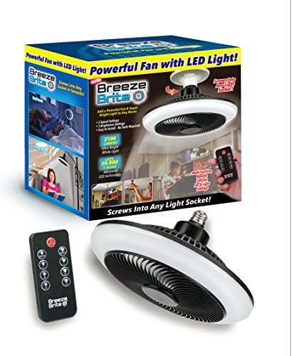 Breeze Brite Ceiling Fan with LED Light