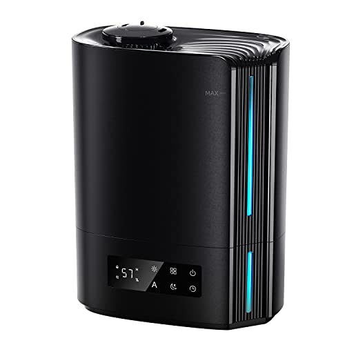 BREEZOME 6L Humidifier with Essential Oil Diffuser - Large Room Ultrasonic Top Fill Cool Mist Humidifier