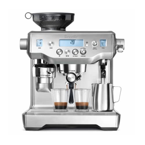 Breville BES980XL Oracle Espresso Machine, Brushed Stainless Steel, Silver