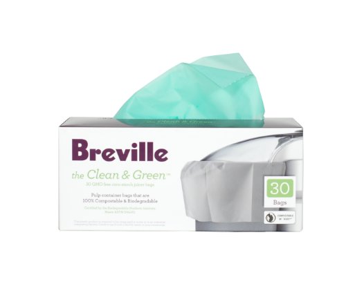 Breville BJE030 Clean and Green Biodegradable Pulp Container Bag