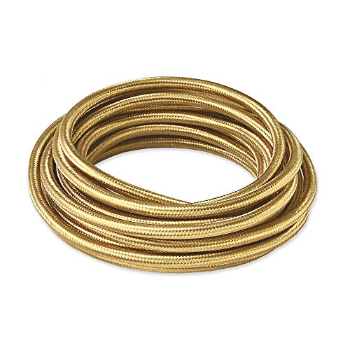 BRIGHTTIA Brass Color Cloth Covered Electrical Wire