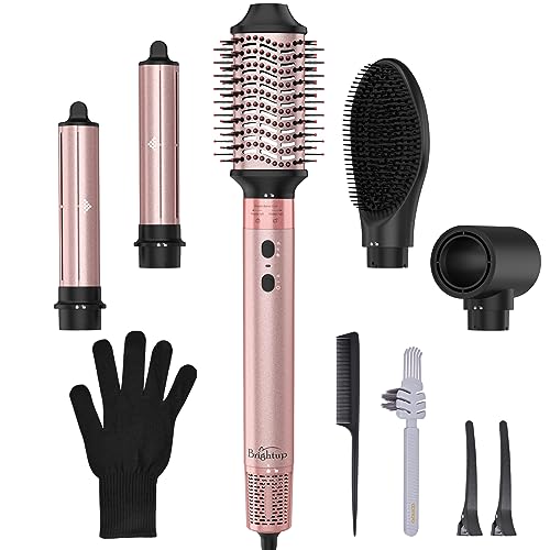 Brightup Hair Dryer Brush - 5 in 1 Professional Styling Set