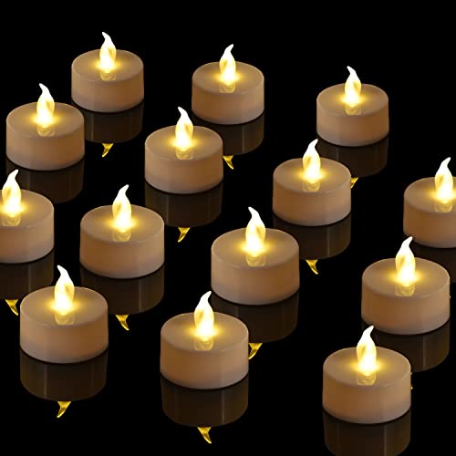 Brigle Tea Lights - Flameless LED Candles for Parties and Home Decoration