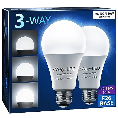 Briignite 3 Way LED Light Bulbs