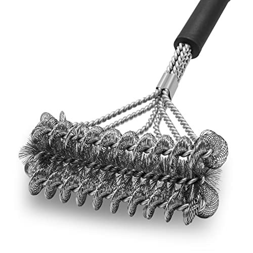 Bristle-Free Grill Brush - Efficient & Safe Cleaning