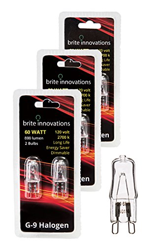 Brite Innovations G9 Halogen Bulb - Dimmable - Soft White Light