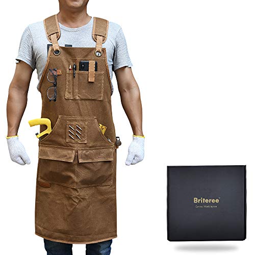 Briteree Woodworking Apron for Men