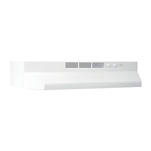 Broan-NuTone Non-Ducted Ductless Range Hood, 30-Inch, White