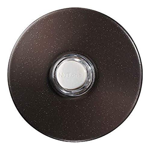 Broan-NuTone PB41LBR Oil-Rubbed Bronze Lighted Round Stucco Pushbutton