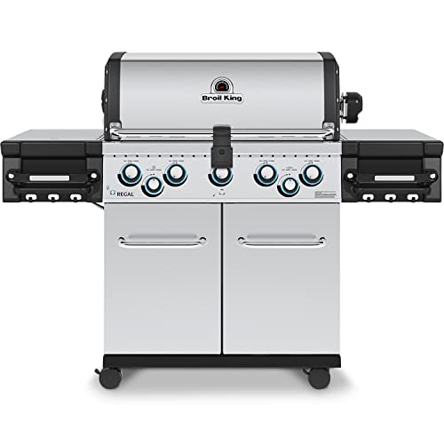 Broil King Regal S 590 Pro Natural Gas Grill - Stainless Steel BBQ