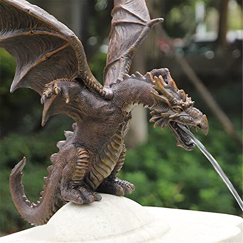 Bronze Dragon Garden Statue