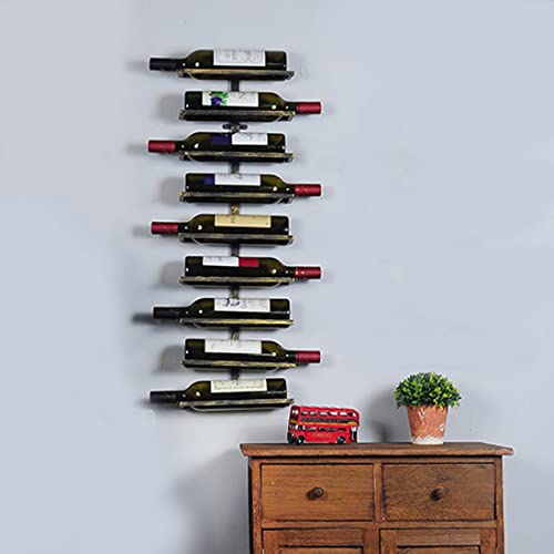 Bronze Wall Mounted Wine Rack
